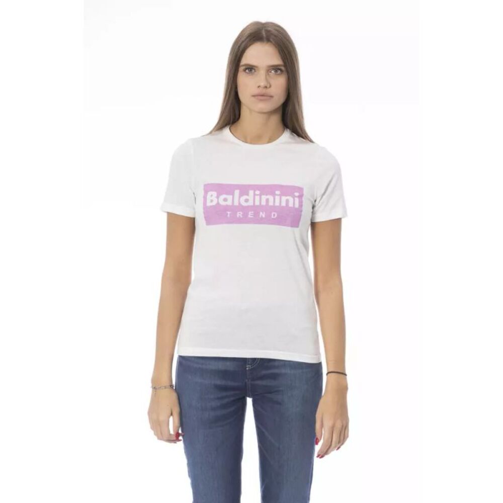 Baldinini Trend White Cotton Women's T-Shirt